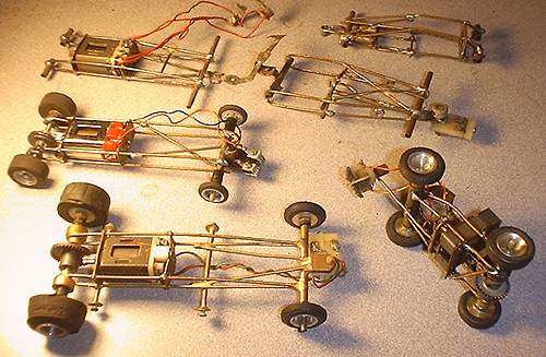 space frame slot car chassis