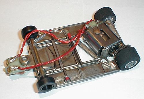 scratch built slot car chassis